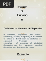 Measure of Dispersion