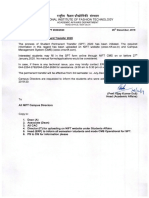 Circular - Student Permanent Transfer 2020 PDF