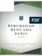 Renja Bappeda Perubahan 2019