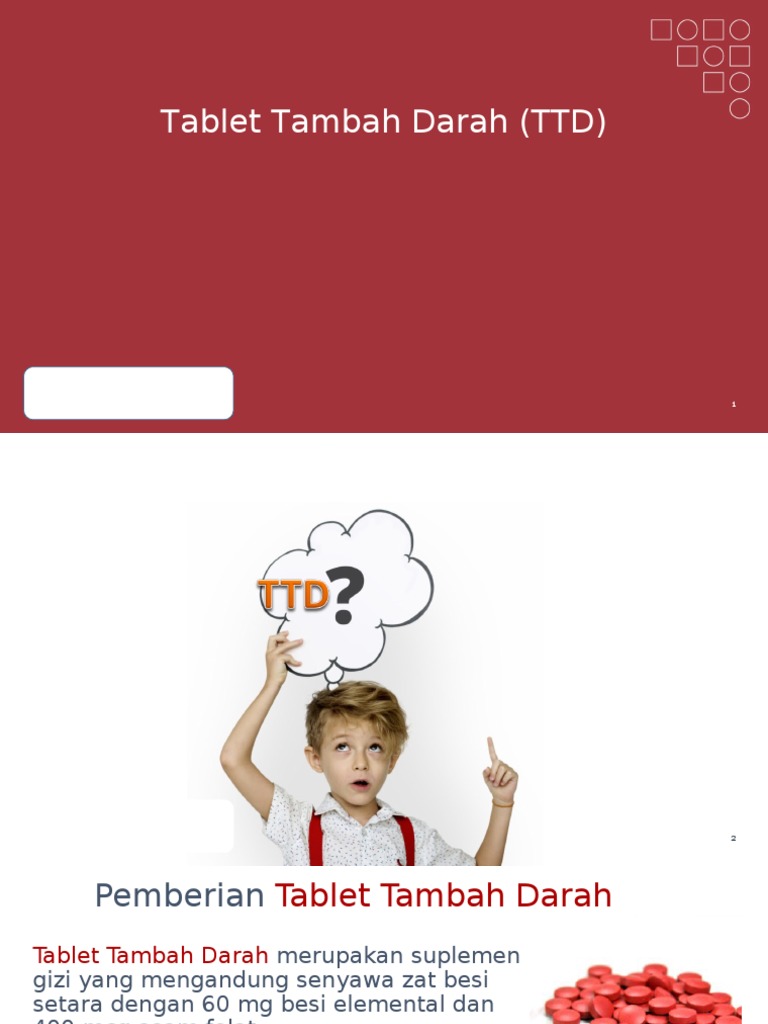 Tablet Tambah Darah | PDF