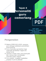 Tajuk 8 PERSONALITI GURU CEMERLANG