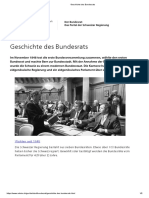 Geschichte Des Bundesrats