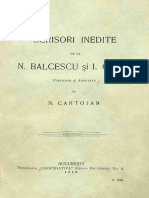 Scrisori Inedite de La Bălcescu Și I. Ghica PDF