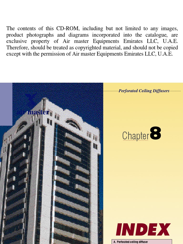 8 Perforated Ceiling Diffuser PDF | PDF | Specification (Technical ...