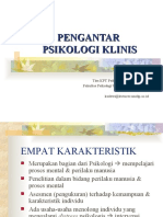 Pengantar Psiko Klinis