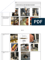 Conduit Installation Method Statement