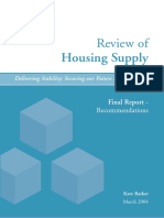 Review of Housing Supply