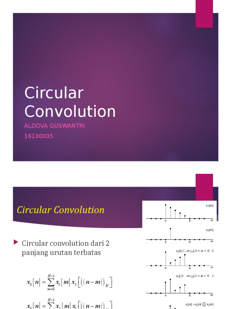Circular Convolution | PDF