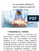 Documente normative utilizate in ingineria electrica