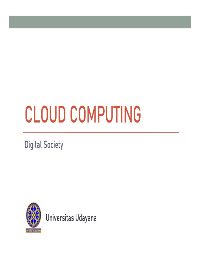 Konsep Dasar Cloud Computing | PDF