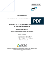 Penguatan Klaster Industri Agro Di Kabupaten Malang PDF