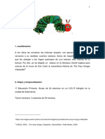 Unidad Didáctica - The Very Hungry Caterpillar