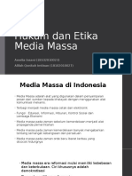 Hukum Dan Etika Media Massa