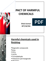 Impact of Harmful Chemicals