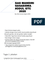 Tugas Mandiri Mahasiswa GTC 2020 PDF