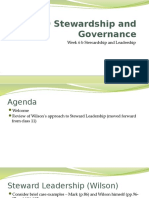 BUS509 Stewardship and Governance Key Concepts