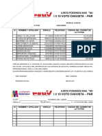 Planilla Censo 1X10 Elecciones Presidenciales