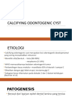 Tugas CALCIFYING ODONTOGENIC CYST