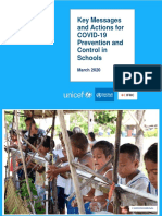 COVID-19 Prevention and Control in Schools - March 2020 PDF