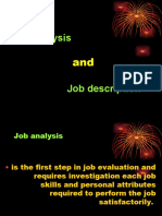 Job Analysis and Job Descripsion