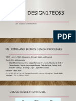VLSIDesign 17EC63 - M2 DesignRules