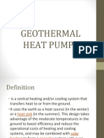 Geothermal Heat Pumps
