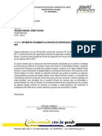 Informe de Seguimiento Proceso Depuracion Contable Ley 1819 de 2016 Articulo 355