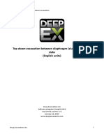 Top Down Excavation, English Units (DeepEX 2015)