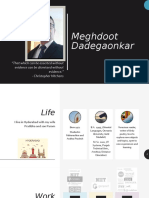 Meghdoot Dadegaonkar - Introduction