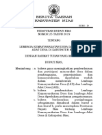Perbup No. 25 THN 2019 TTG Lembaga Kemasyarakatan Desa PDF