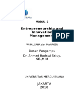 Modul Entrepreneurship and Innovation Management (TM2)