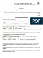 Problemas de Sumas y Restas