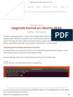 Upgrade Kernel On Ubuntu 18.04 - Linux Hint