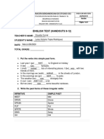 Final Test Handouts # 9-12