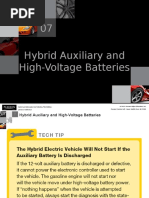 Hybrid Auxiliary and High-Voltage Batteries