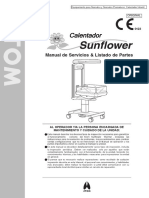 Calentador Sunflower Manual de Servicios PDF