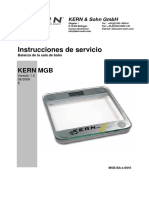 Bascula Kern MGB PDF