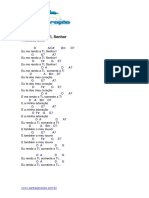 Eu Me Rendo A Ti Senhor 0 - Sabta Geração Cifra PDF