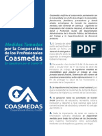 Coasmedas adopta medidas para apoyar asociados en coyuntura por Covid-19