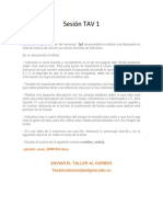 Sesión TAV 1 PDF