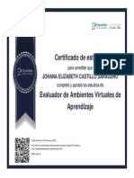 Evaluador de Ambientes Virtuales de Aprendizaje