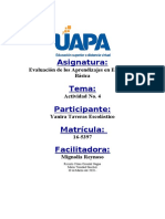 Tarea 4 Evaluacion de Los Aprendizajes