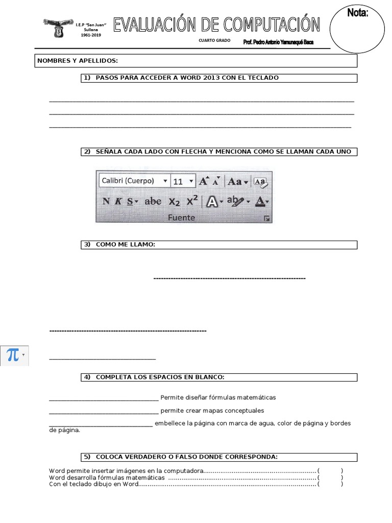 Proyectos de Aula para Cuarto Grado | PDF | Informática | Informática y ...