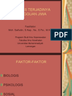 Proses Terjadinya Gangguan Jiwa