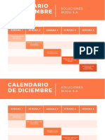Calendario Plantilla PDF