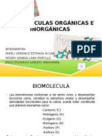 Biomoléculas Orgánicas e Inorgánicas