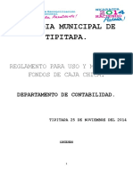 Reglamento de Caja Chica PDF