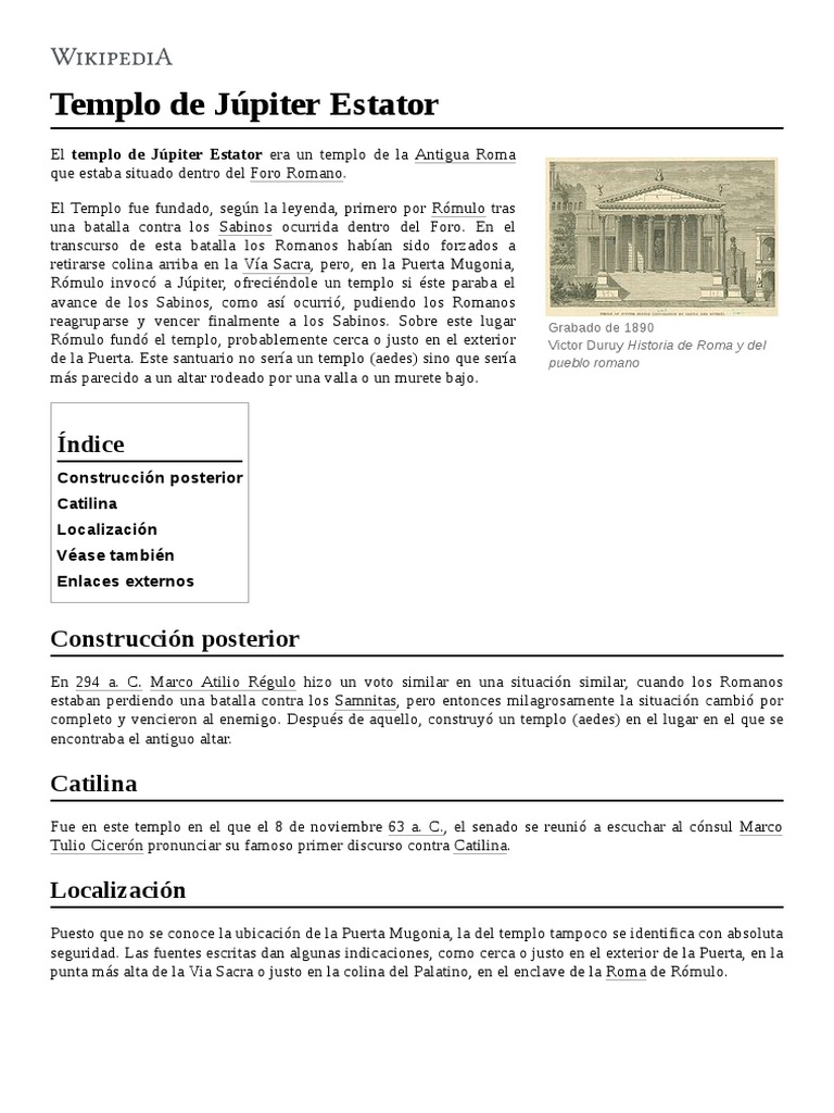 Templo de Jupiter Estrador | PDF | Europa antigua | Religión y creencia