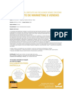 Assistente de marketing e vendas