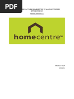 Challenges Faced by Home Centre